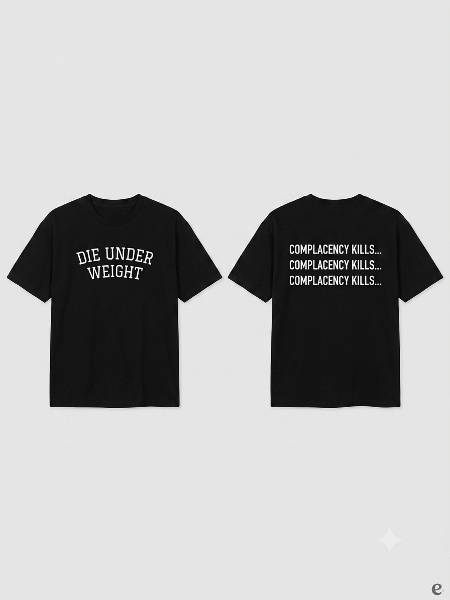 COMPLACENCY KILLS... TEE